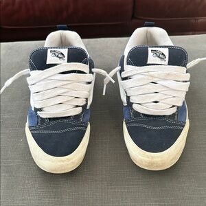 Vans Navy and White Men's Sneakers